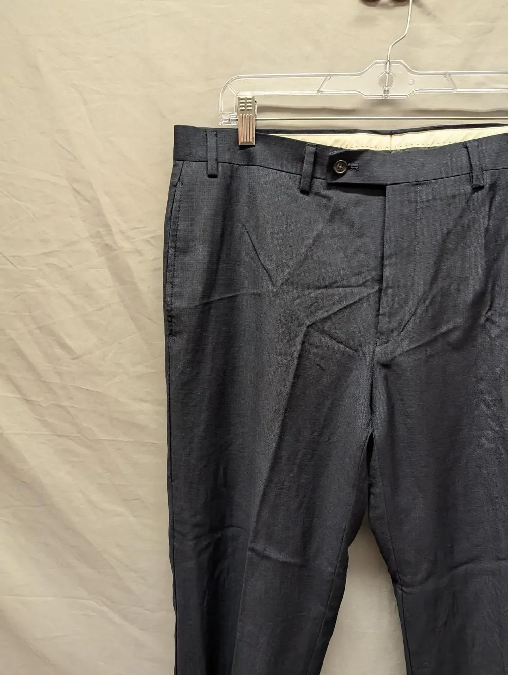 Lauren Ralph Lauren Pants Mens 36x30 Charcoal Dress Trousers Flat Front Office